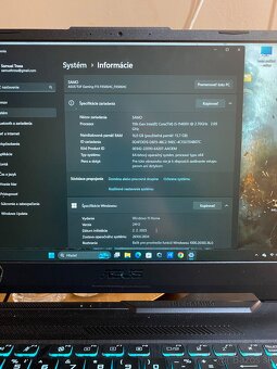 Predám herný notebook Asus - 3