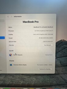 MacBook Pro 2019 15 palcový - 3