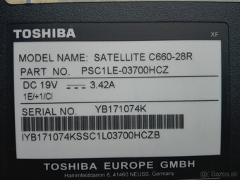 Toshiba Satellite C660-28R - na náhradné diely - 3