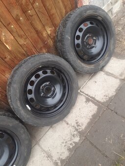 Plechové disky Škoda 5x112 r16 205/55 r16 - 3