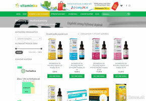 Webová stránka, e-shop Vitaminka.sk na predaj - 3