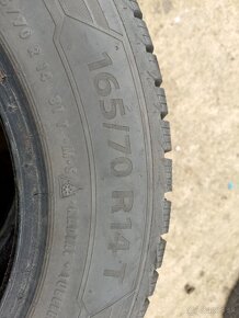 Predám Zimné Pneumatiky 165/70R14 Barum - 3