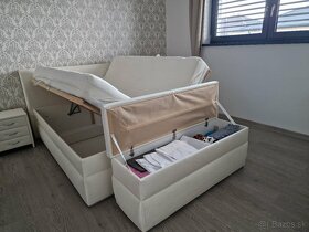 Manželská posteľ +nočné stolíky+lavica - 3