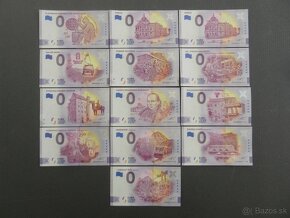 0 eurové bankovky 2018, 2019 a 2020 od 3,50€ - 3