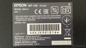 WiFi prenosna tlačiareň Epson WorkForce WF-100W - 3