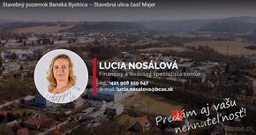 Stavebný pozemok na predaj Banská Bystrica, dostupné všetky  - 3