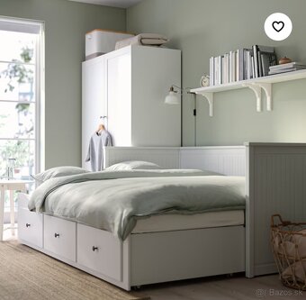 REZERV NOVÁ rozťahovacia posteľ Ikea Hemnes s 3 zásuvkami - 3