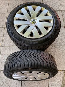 5x100 r15 185/60 r15 zimne pneumatiky+disky - 3