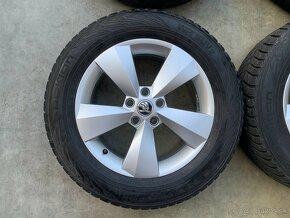 R17 ORIG.ZIMNÍ ALU KOLA 5x112 ŠKODA KODIAQ 215/65/17 - 3