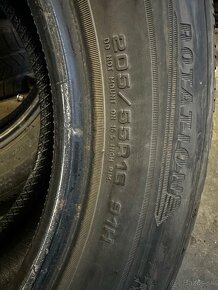 2x DUNLOP WINTER SPORT 5 205/55 R16 6mm - 3