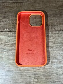 Apple iPhone 13 Pro silikónový kryt - Oranžová farba - 3