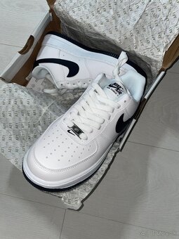 Nike Air Force bielo čierne - 3