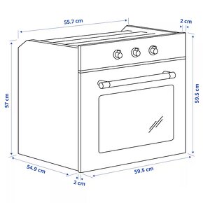 MATTRADITION elektrická vstavaná rúra z IKEA - 3