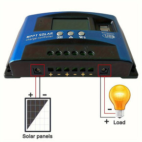 Solárny regulátor 100 Amp , systém Mppt - 3