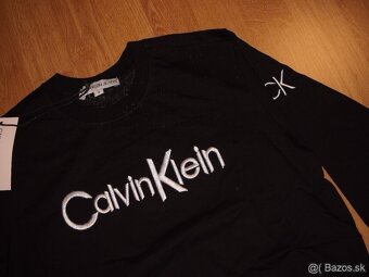 Calvin Klein pánska mikina čierna - 3