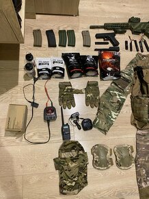 Airsoftová zbraň, výstroj (multicam) - 3