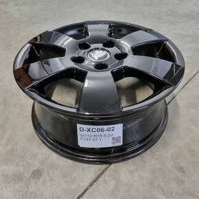 Čierne ŠKODA DEIMOS disky 5x112 R15 ET47 - 3