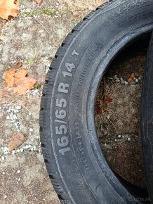 Predám pneumatiky 165/65 R14 T zimné - 3