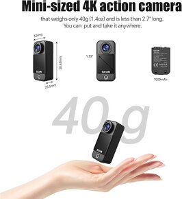 SjCam c300 pocket 4k action kamera - 3