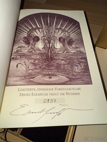 Predam limitovanu Bibliu Ernst Fuchs-Bibel 11 x 31 x 24 cm - 3