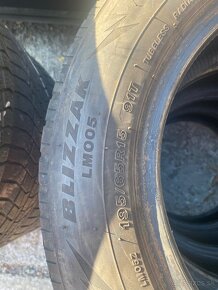 bridgestone blizzak 195/65 r15 - 3