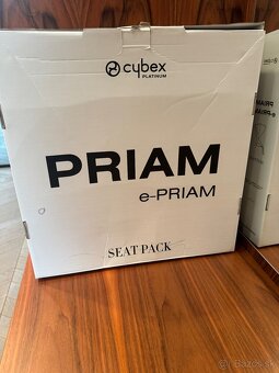 Cybex Priam Seat Pack 4 Platinum Off White - 3