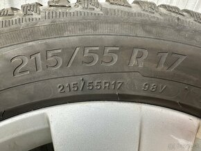 17" Elektrony SKODA 5x112 so zimnymi pneu 215/55 R17 - 3