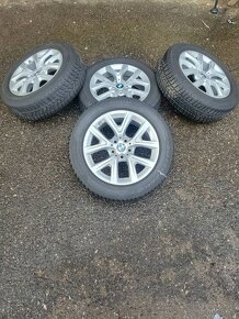 R17" zimní alu kola 5x112 6,5jx17 et39 pneu 90-80% - 3