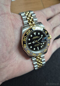 Seiko mod GMT Black Two-Tone - 3