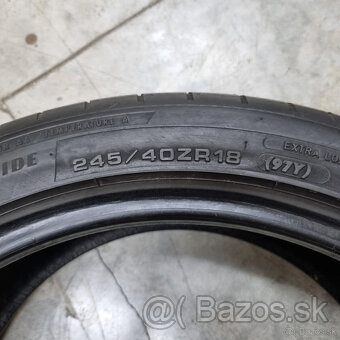 Letné pneumatiky 245/40 R18 DUNLOP DOT0218 - 3