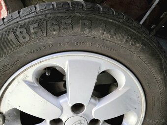 Letné pneumatiky 185/65 R14 + elektróny KIA - 3