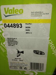 Světlomet VALEO 044893 Škoda Rapid - 3