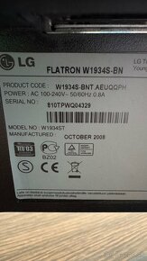 19' palcový LCD monitor LG FLATRON W1934S-BN - 3