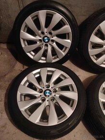 4ks alu disky orig. BMW 5x120 R17 pneu 225/45 R17 - 3