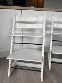 2x stokke tripp trapp stolicka biela - 3