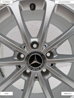 Mercedes A, B originál alu idsky 5x112 R17 ET44 1207 - 3