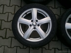 Elektrony Skoda Gamapart  5x112 R17, zimne pneu 205/50 r17 - 3