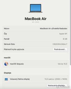 Macbook air m1 13,3” 2020 - 3