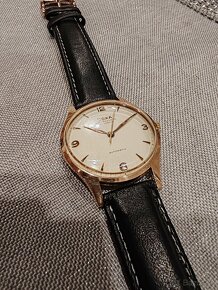 Zlaté Doxa automatic hodinky 14kt  - po generálnom servise - 3