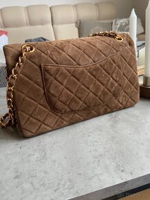 Nádherná kabelka Chanel Flap bag, broušená kůže - 3