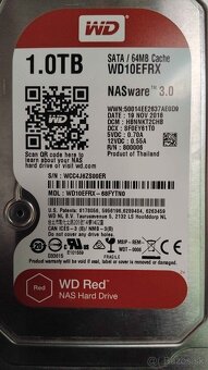 WD Red 1TB NASware 3,5” - 3