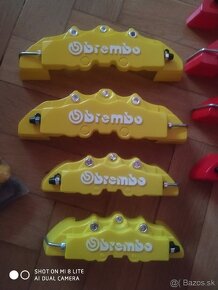 Brembo krytky na brzdove strmene cervene modre zlte cierne - 3