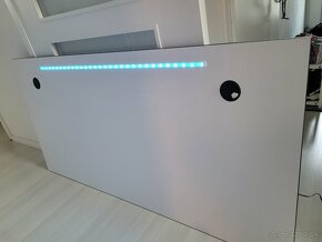 Počítačový herný stôl BIG B2 s LED (160x80) - 3