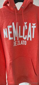 NEMLČAŤ JE ZLATO - unisex mikina - 3