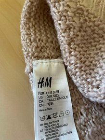 dievčenská čiapka so šálom značky H&M č. 140 - 3