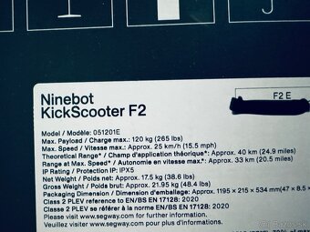 Kolobezka Ninebot Kickscooter F2 E - 3