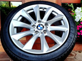 alu R18 5x120, senzory, pneu 225/45, orig. BMW X1 + 3 - 3