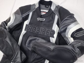 Probiker PRX Silver pánska kožená moto kombinéza 50 M - 3