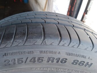 4x letné pneumatiky 215/45 r 16 - 3