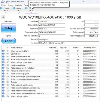 Predám HDD WDGREEN 1TB - 3